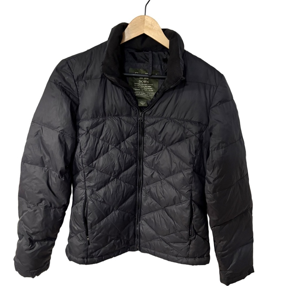Eddie Bauer Black Down Puffer Jacket Women’s Small
